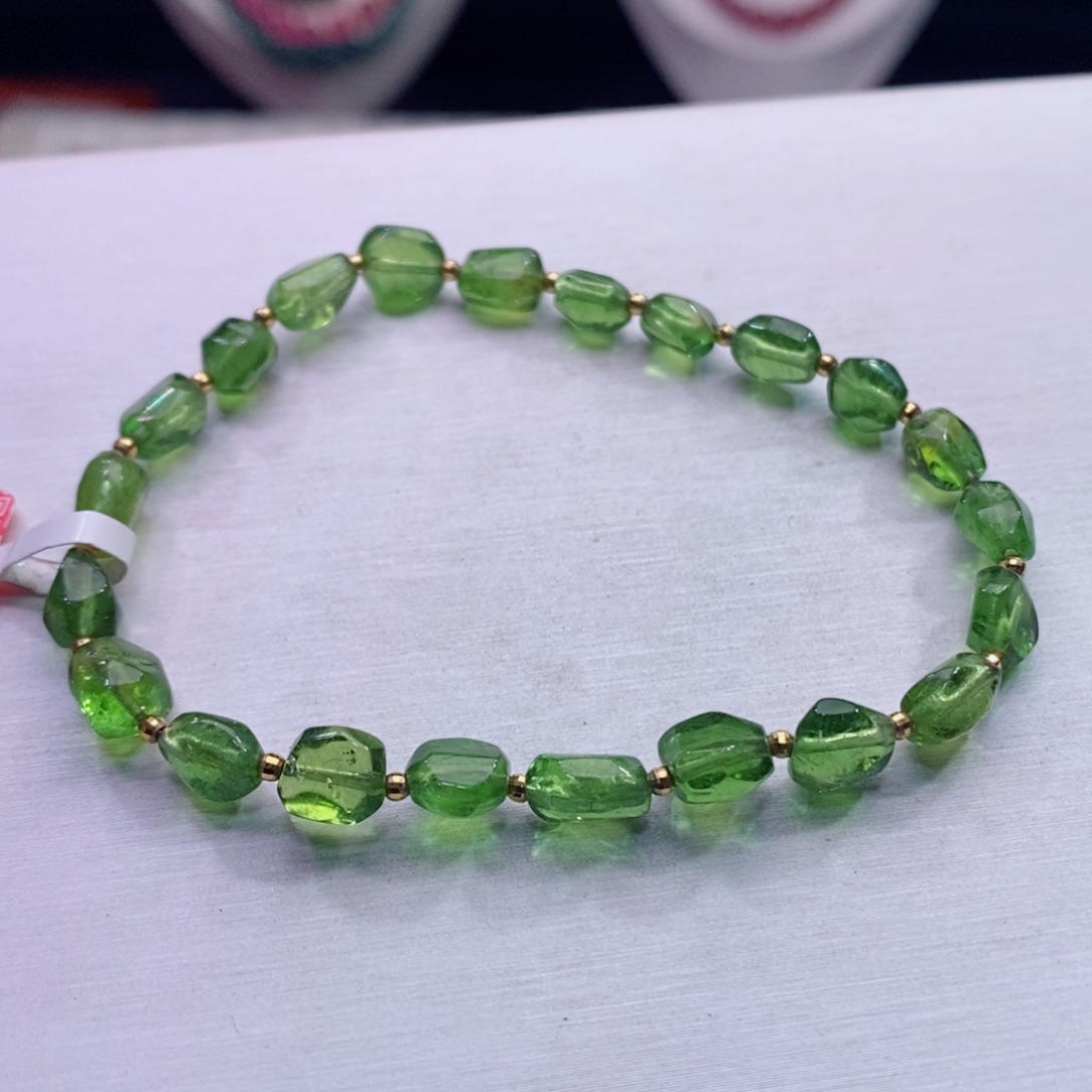 18K金镶嵌手链碧玺碧玺A手链