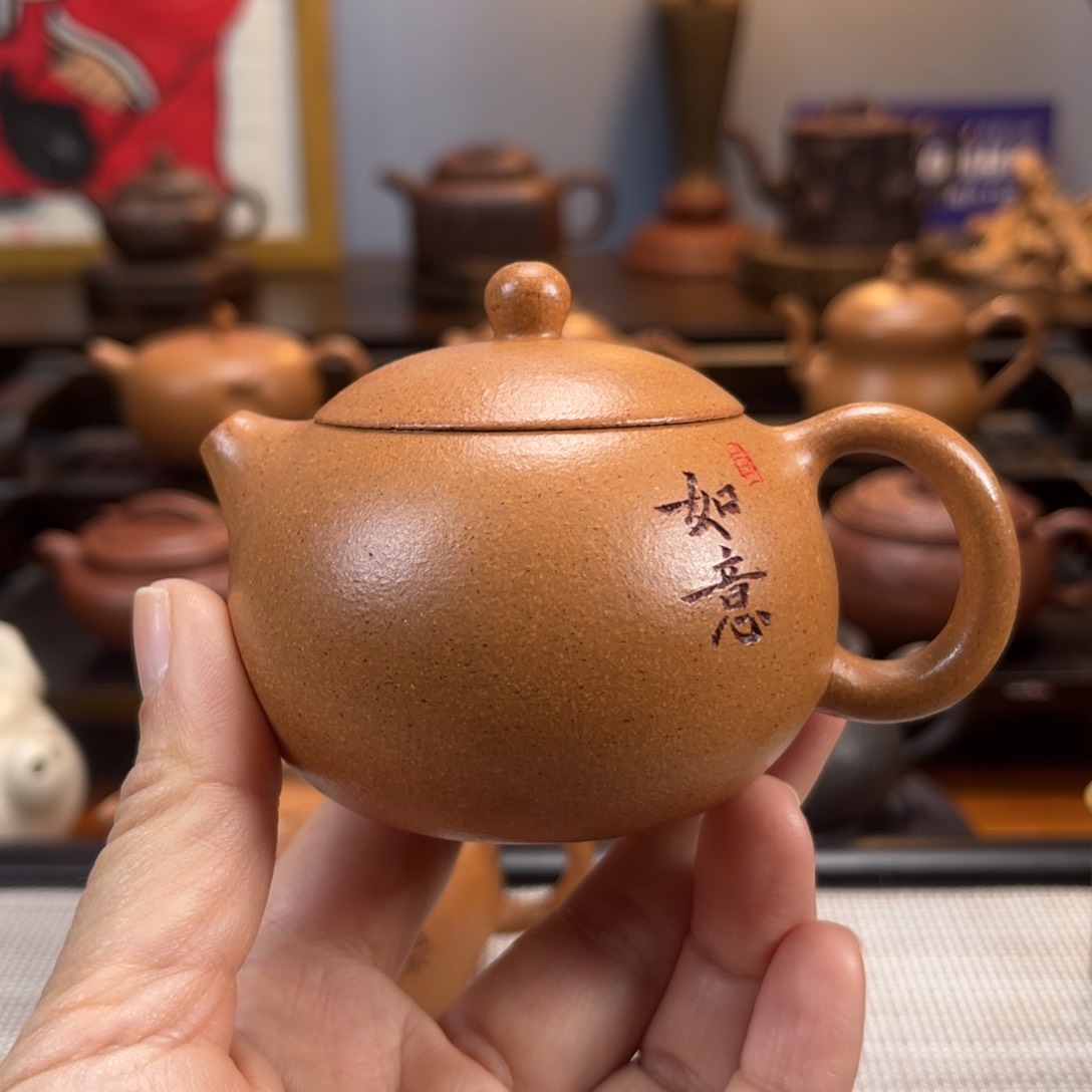 紫砂茶具半手工制作