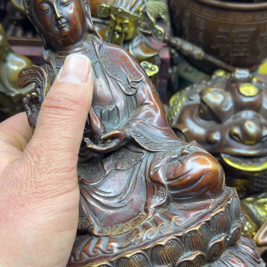 铜摆件欢迎欢迎你