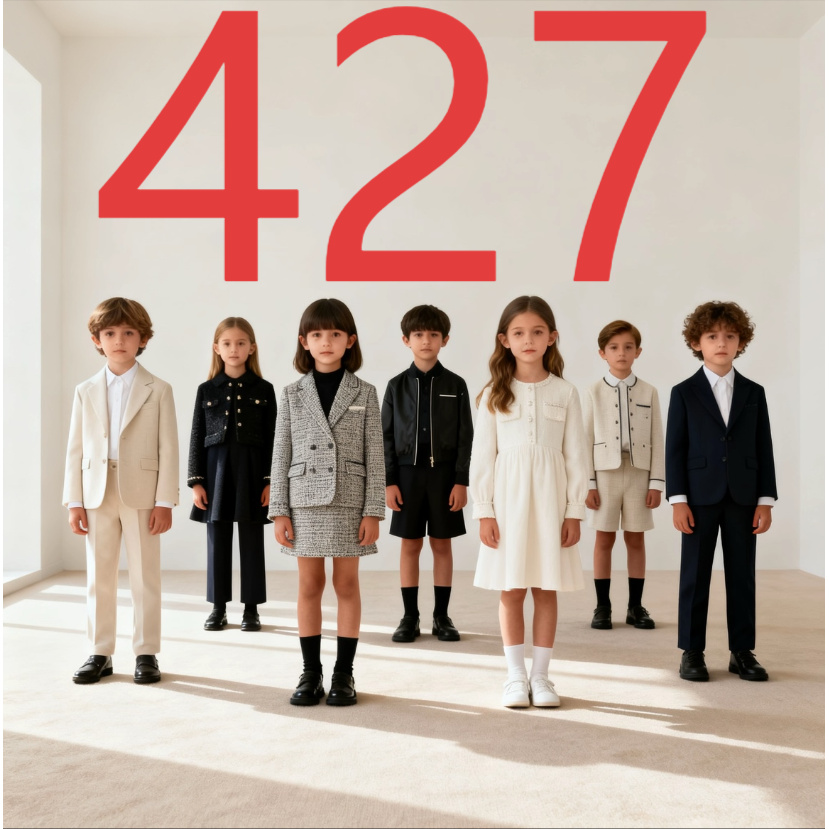 AA 编码427儿童2025童装冬季新款时尚棉服外套YMR4SR259