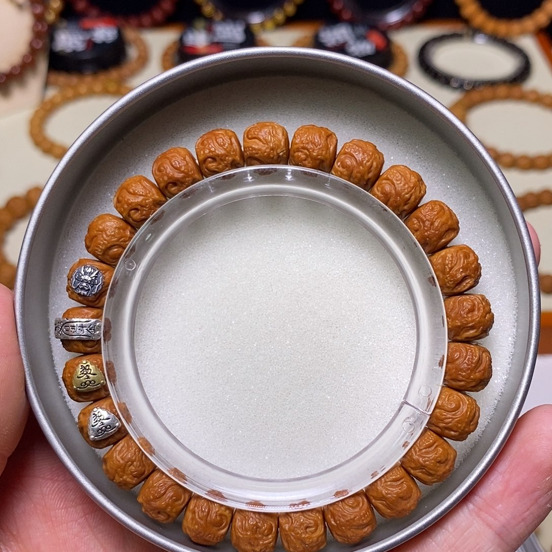 手串猴头核桃全品四标克天命玄鸟 尺寸9+ 馒头料