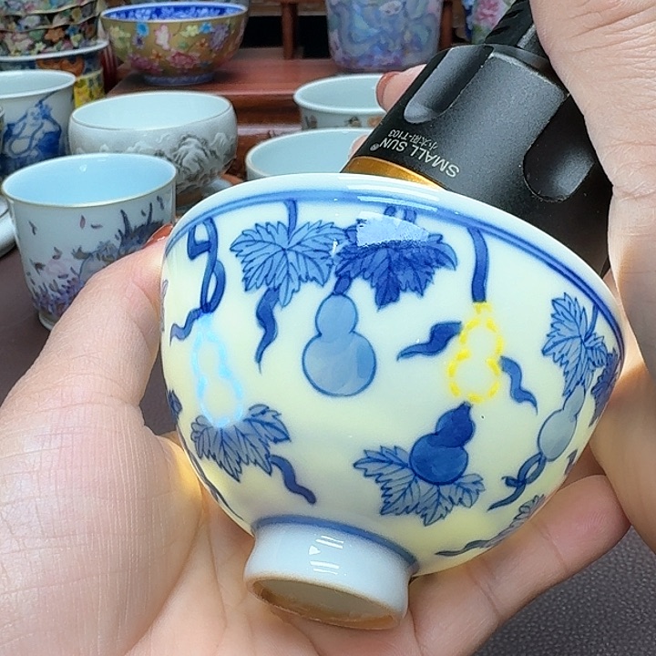 瓷片景德镇仿古手工制作精品展示