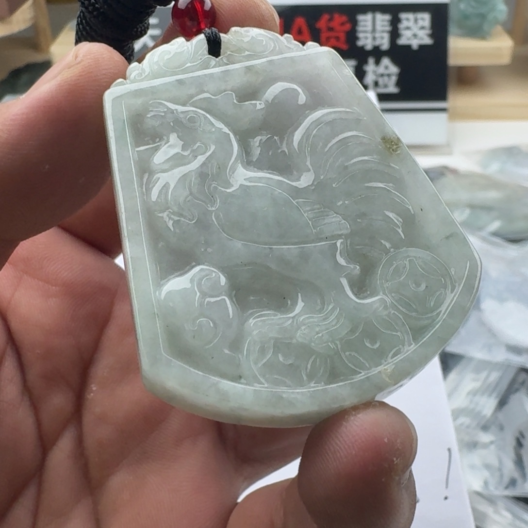 颈饰未镶嵌翡翠天然缅甸A货翡翠