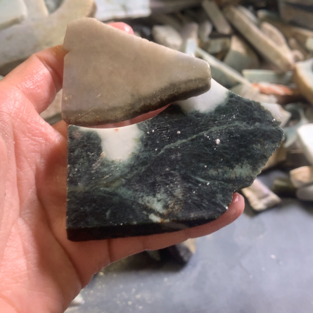 翡翠颈饰未镶嵌缅甸翡翠