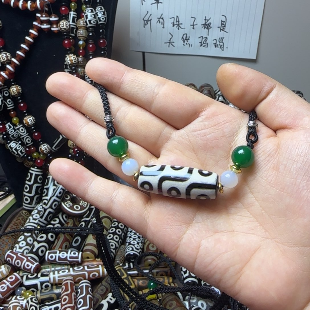 玛瑙/玉髓合金颈饰