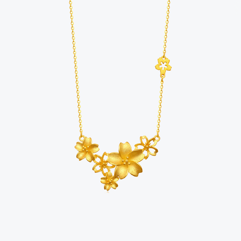 合金吊坠 三生三世十里桃花项链