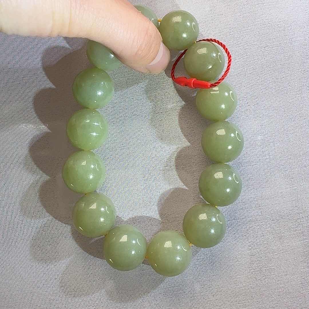 和田玉颈饰未镶嵌若羌黄口16mm