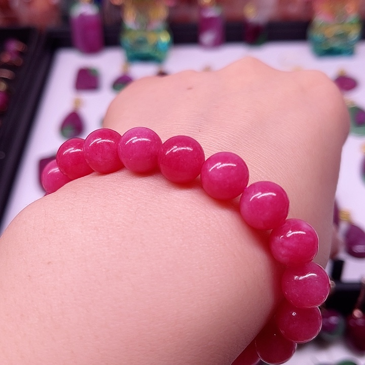 红宝石蔷薇手串未镶嵌