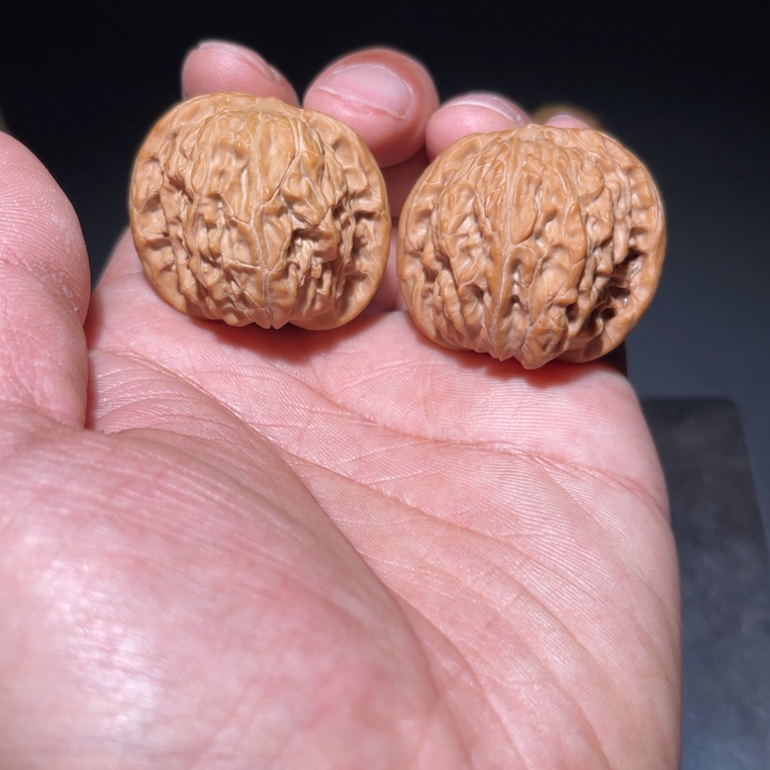 文玩核桃把件38磨盘（轻微色差）