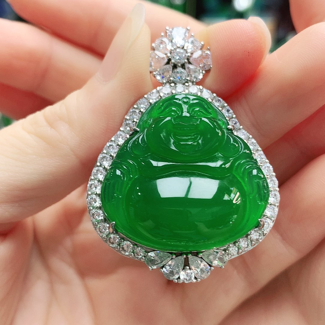 玛瑙/玉髓吊坠银S925镶嵌