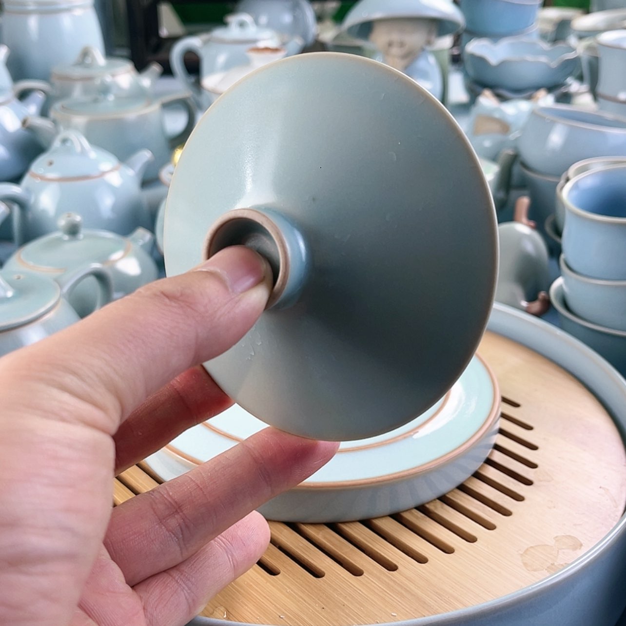 【闪购商品】纯矿石微瑕斗笠杯……
