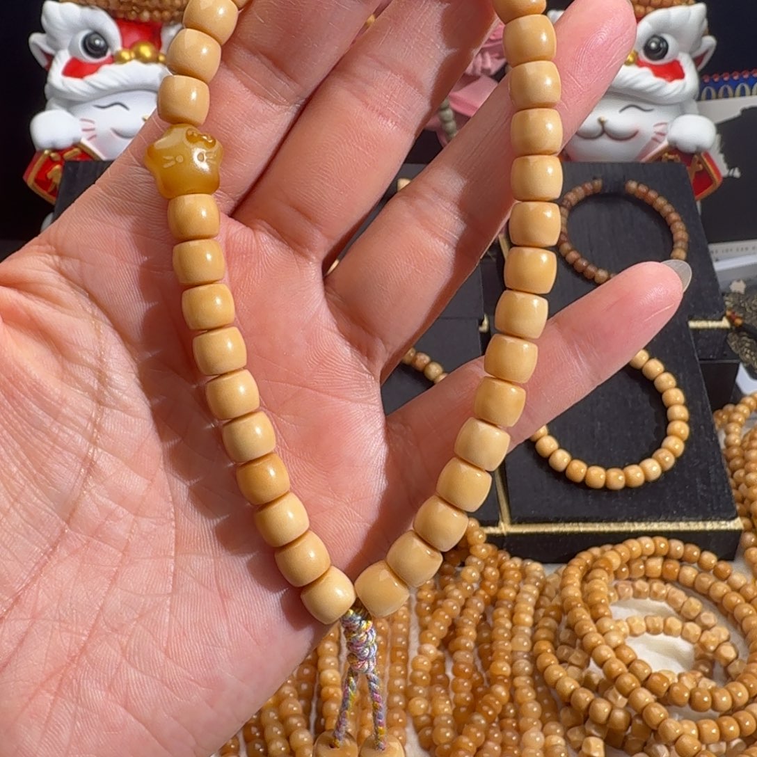 暖***暖手串龙脊菩提直切手持