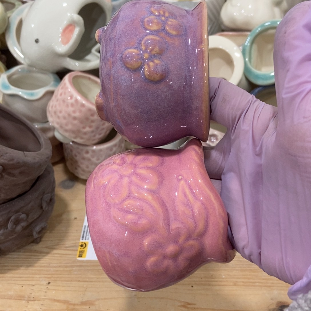 红陶陶瓷花盆凑12米包邮