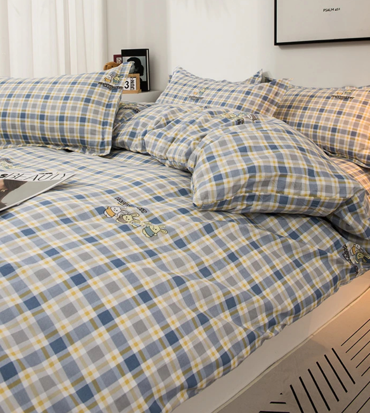 春夏季通用新款百支轻奢简约【楼兰】1.45米订单尾货斜纹棉床单