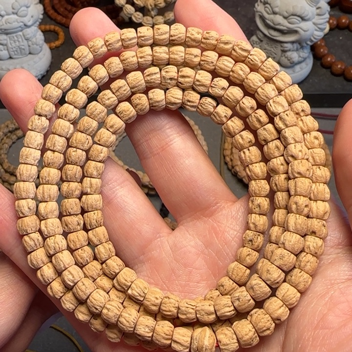 手串柏香籽/百香籽粉皮方块