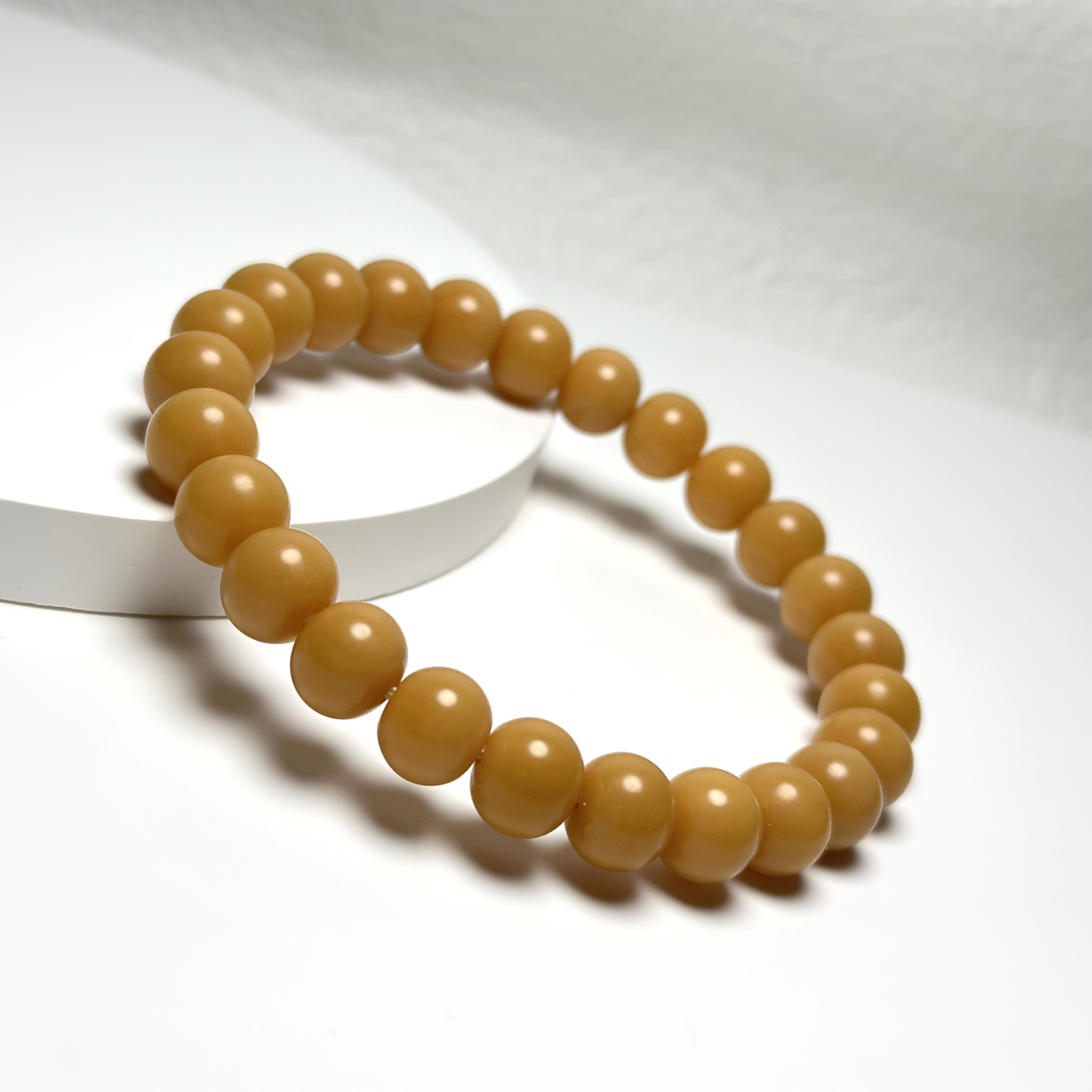 鬼工 11年 8.8*10苹果珠 天然老料风化菩提根手串 