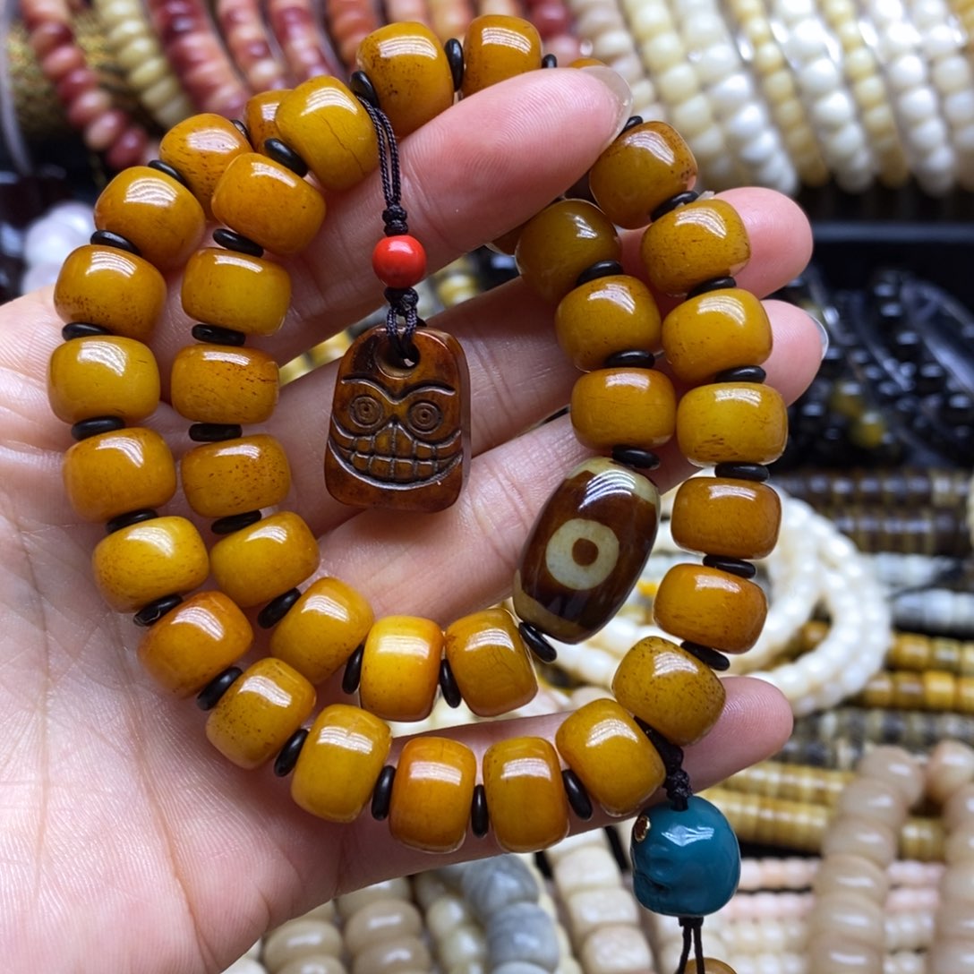 牛骨手串/手链牛骨12毫米手持