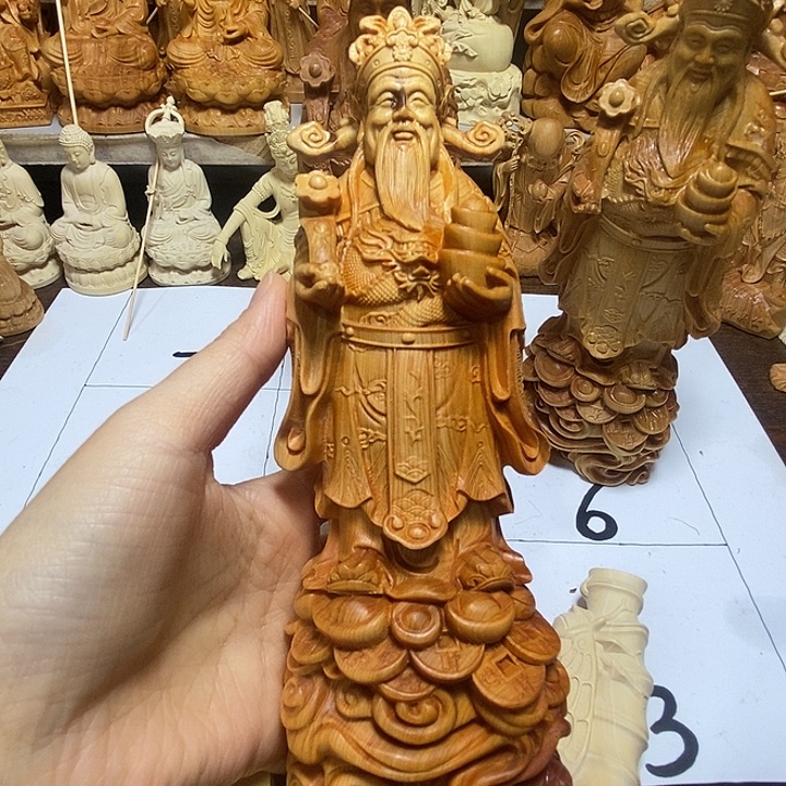 ****烨柏木（崖柏）财神爷 微瑕