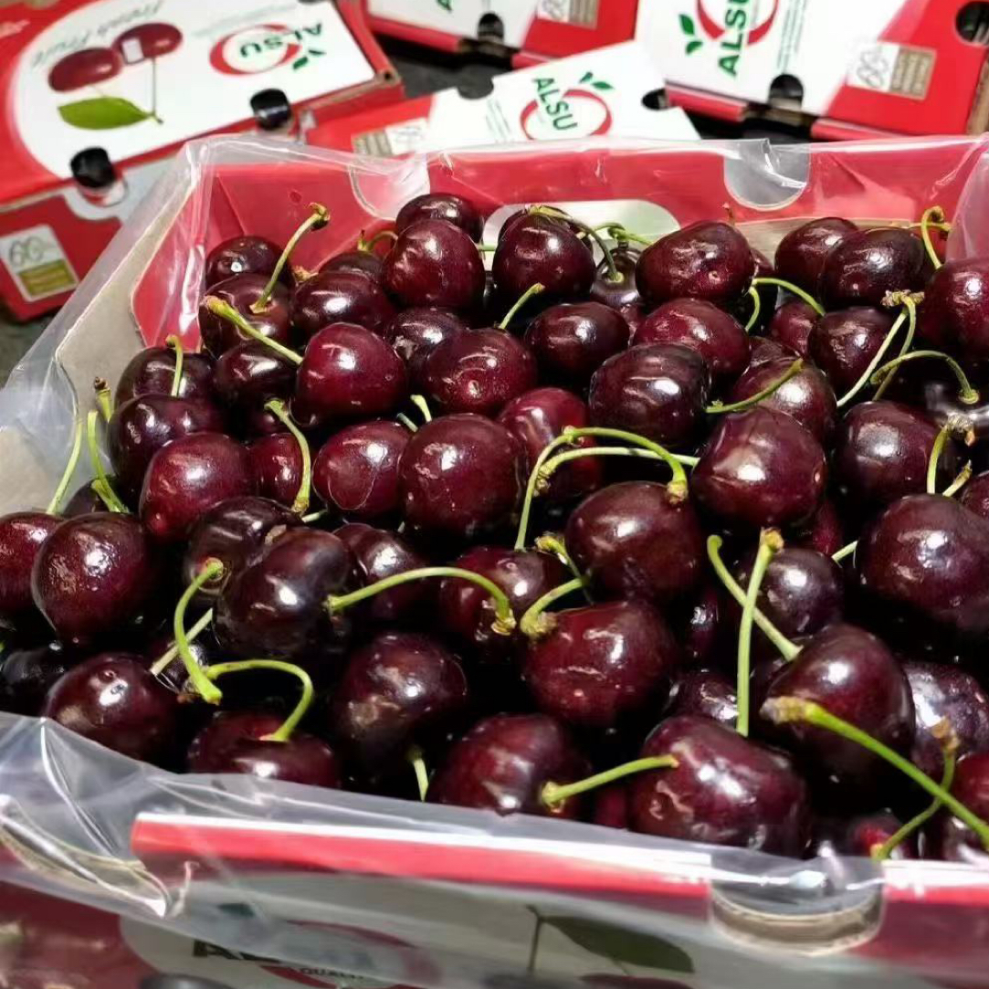 奥数女神车厘子4JJJJ智利空运车厘子内附果径卡净重2000g智利