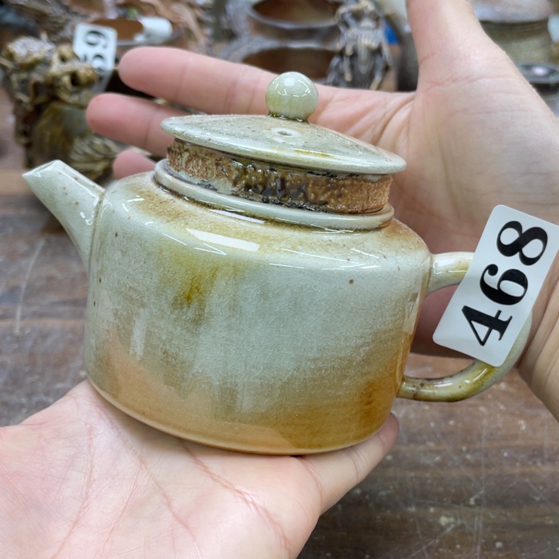 陶纯手工柴烧茶壶茶具