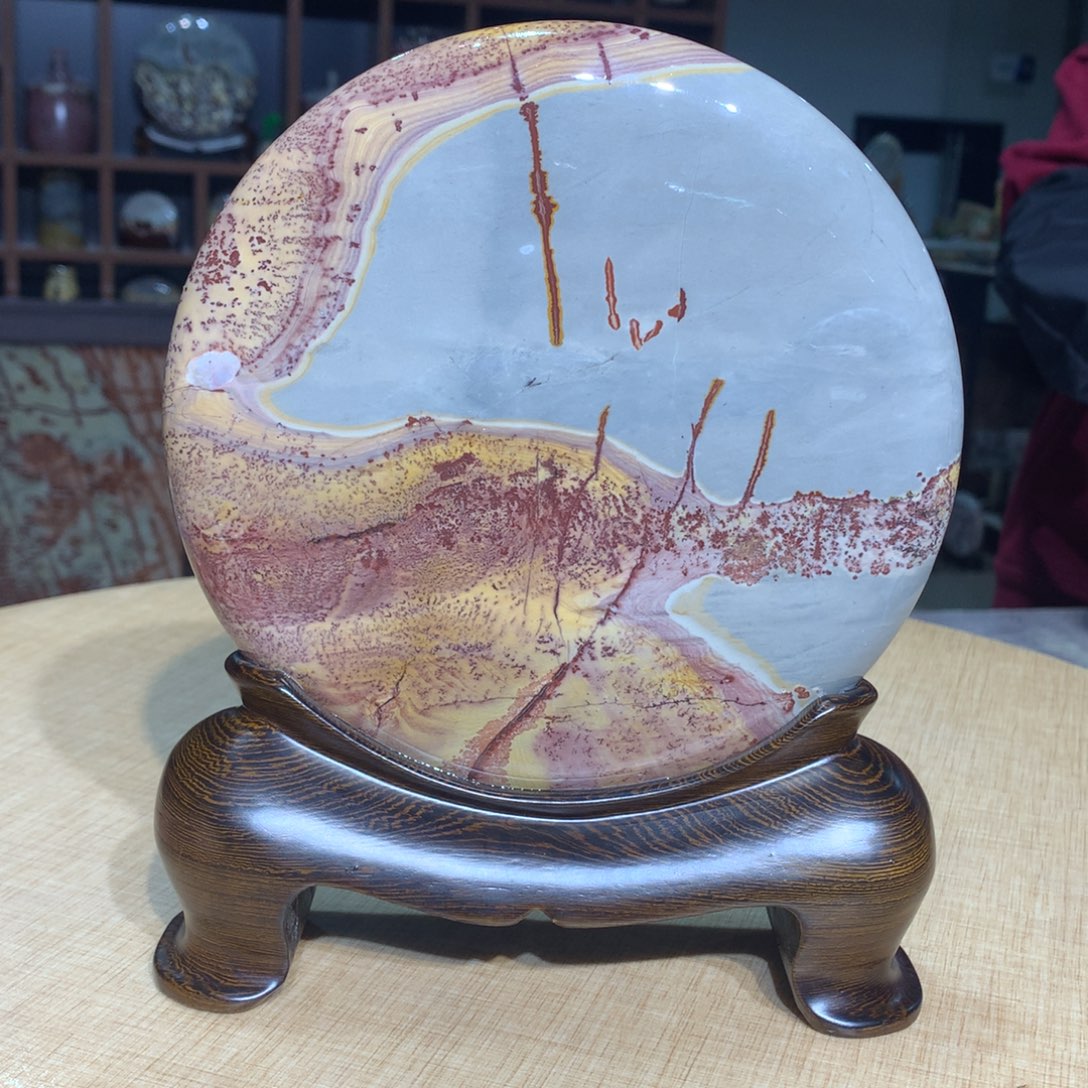 紫砂广西国画石，观赏收藏