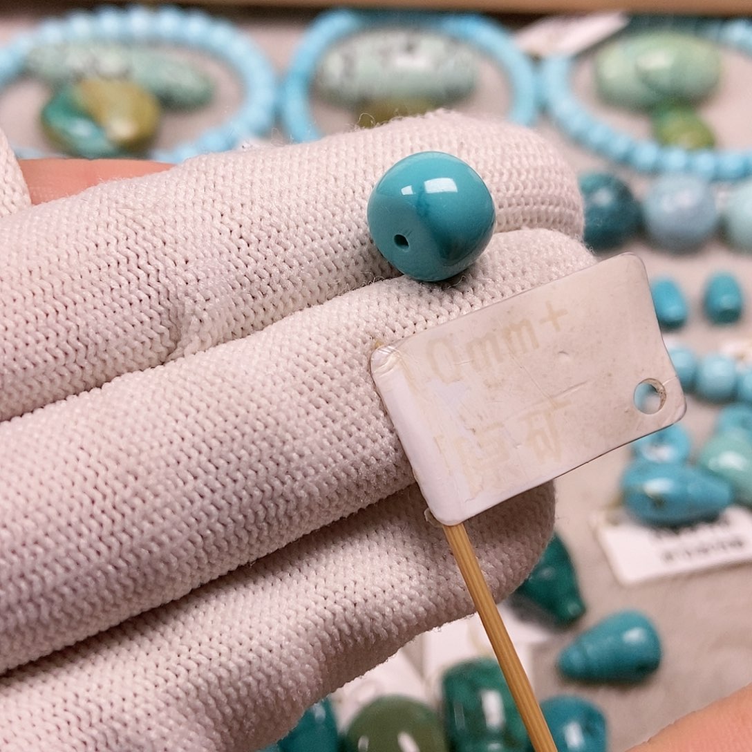 未镶嵌绿松石珠宝半成品