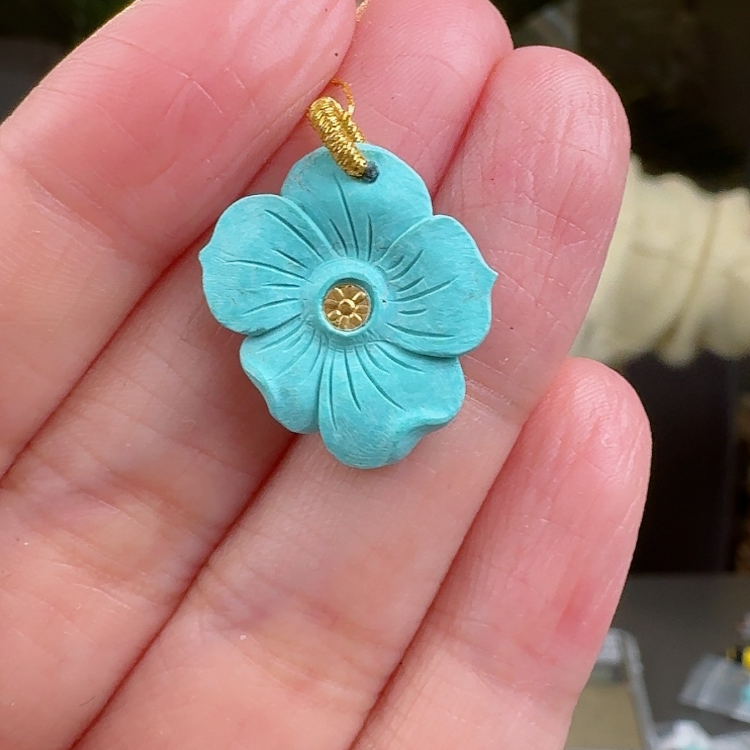 绿松石珠宝奇石未镶嵌