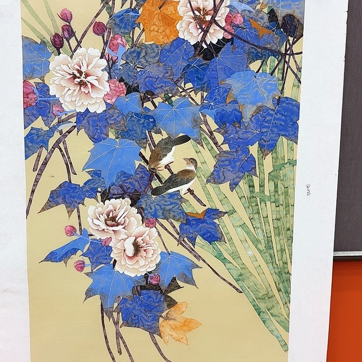 国画崔田对老师去伪存真原作