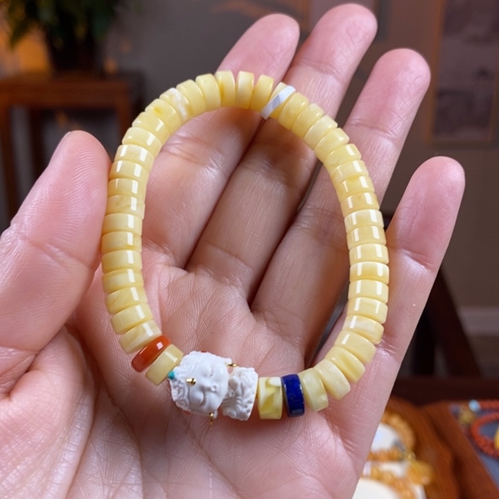 琥珀手链未镶嵌蜜蜡手串8