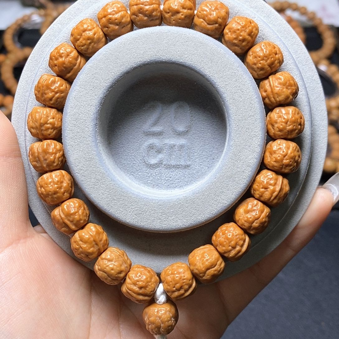 猴头核桃手串禅宗蛤蟆背尺寸11-11全品单号31号