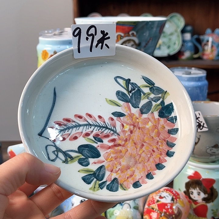 陶景德镇釉下手绘陶瓷 