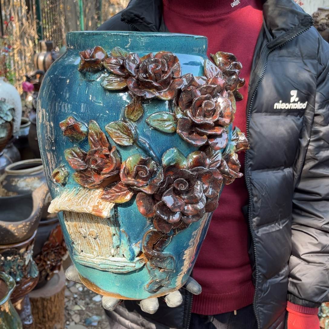 红陶高35口18有孔