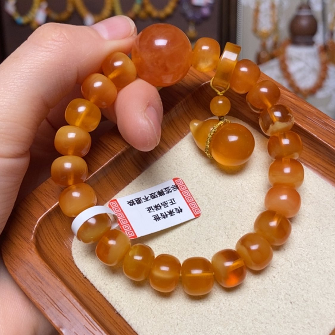 【闪购商品】手链蜜蜡未镶嵌手串