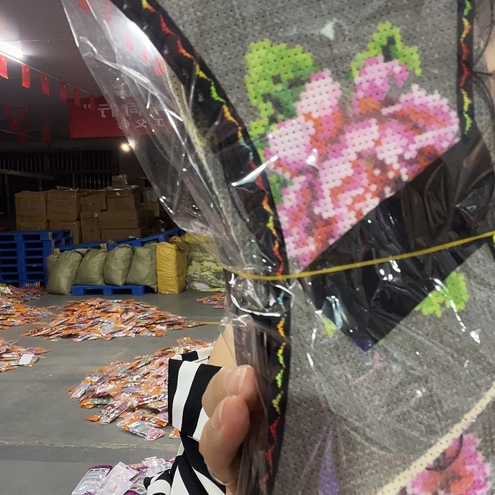 三醋酯纤维十字绣鞋垫拖鞋半成品1