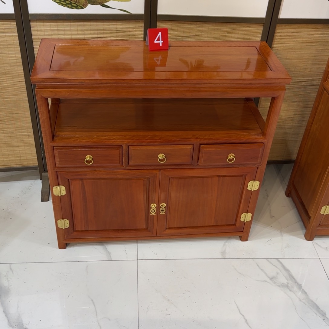 花梨木类成套家具越南花梨86✖️32高82茶水柜