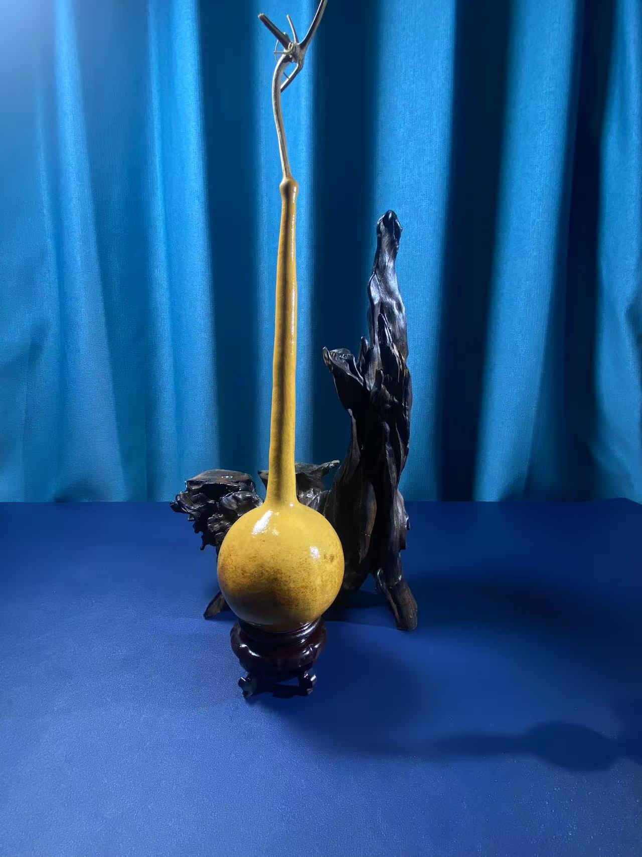 {直播专享}红金系列独霸天下油锤大漆葫芦摆件