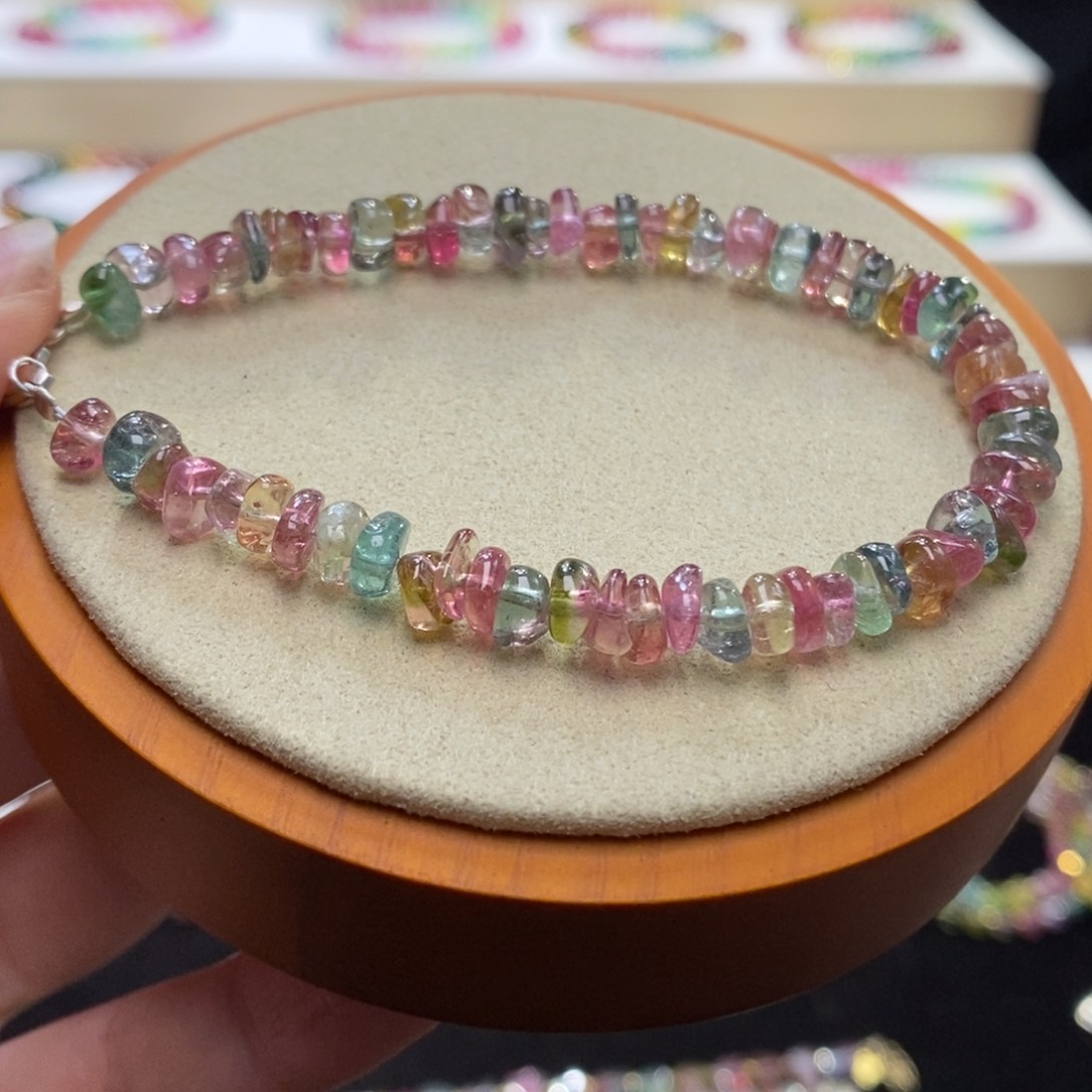 【闪购商品】碧玺手串未镶嵌两天看货期