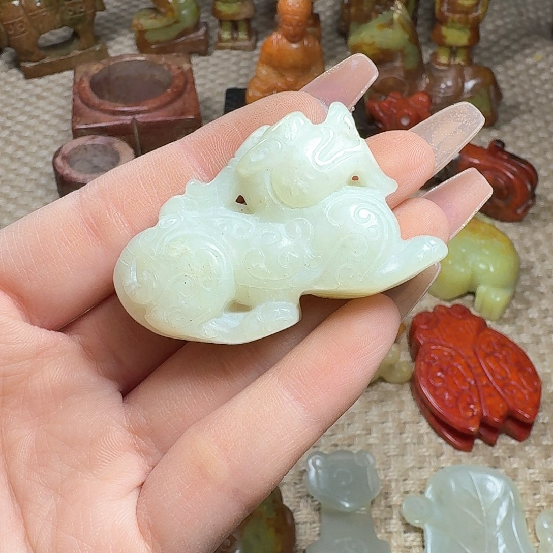 白玉菩提吊坠挂件