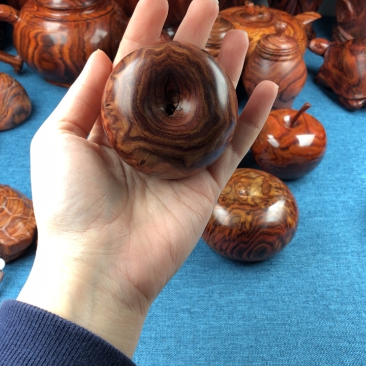 黄花梨/降香黄檀手把小平安扣