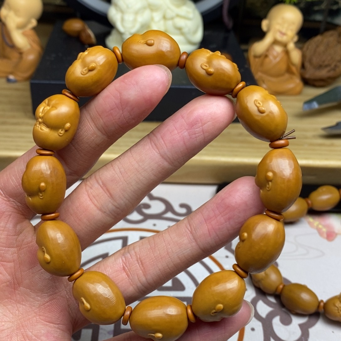 橄榄核手串/手链橄榄核雕工艺手串