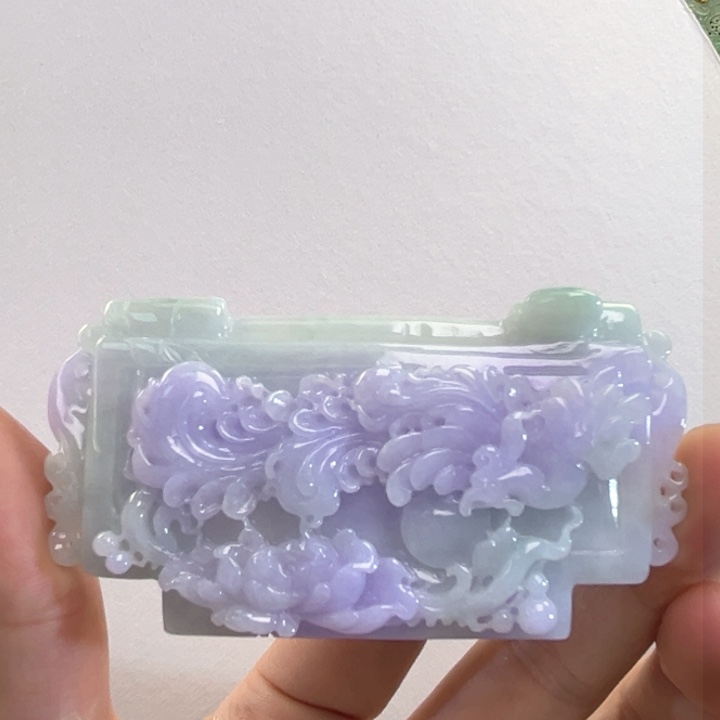 翡翠吊坠(赠链)未镶嵌代编织