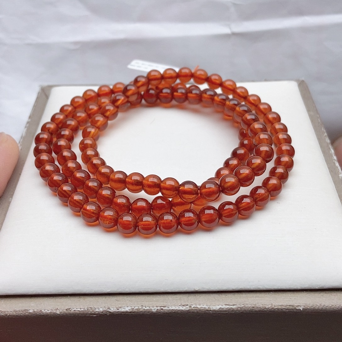 石榴石（芬达石）手链未镶嵌5.4