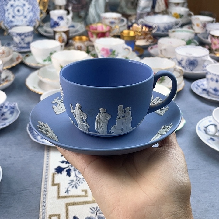 中古欧瓷瓷器小房子