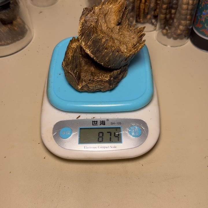 树脂制品司*叟野生棋楠包头87.4克