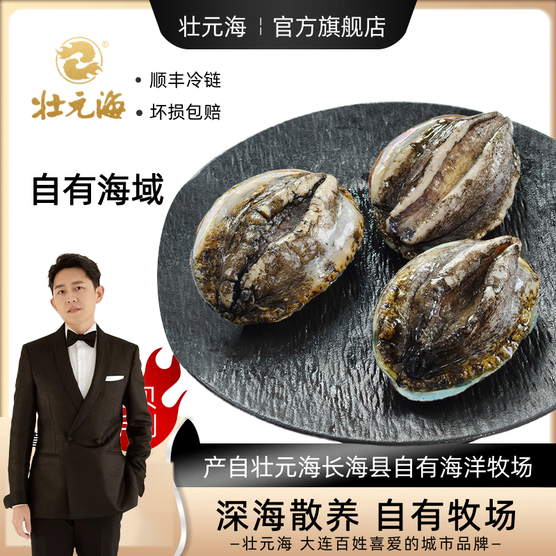 【起伦专属】长海县活冻大鲍鱼3-4只/斤*3斤