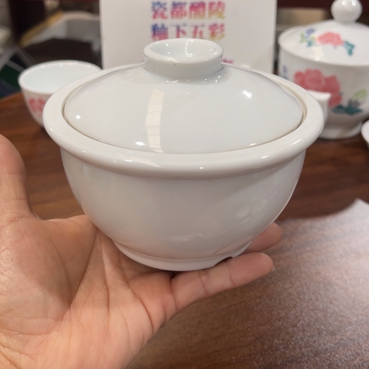 醴陵釉下老白胎200毫升