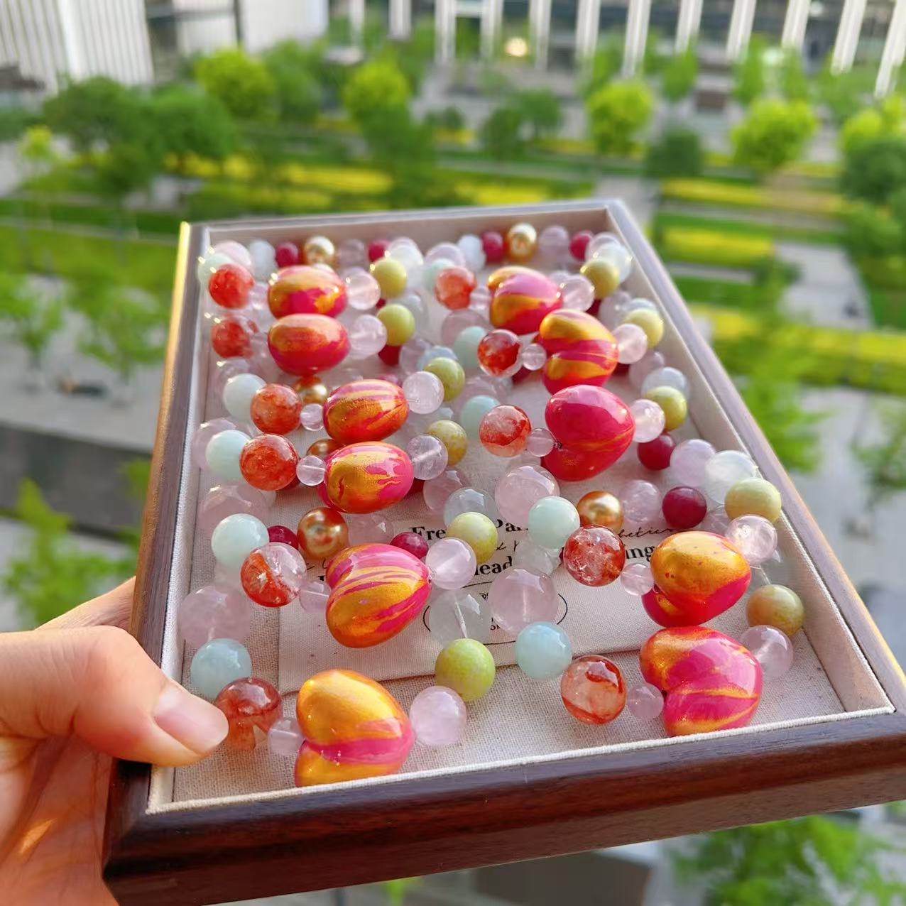 【上上签】}DIY高奢气质设计手串夏季少女精致ins多样性发一