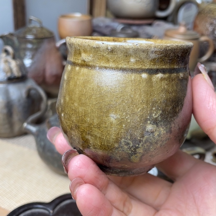 彦*柴烧坭兴陶瑕疵杯