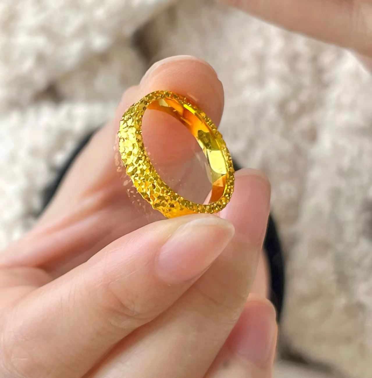 足银戒指 满天星碎碎冰戒指8065