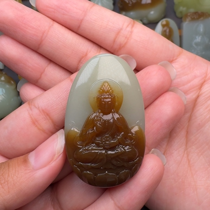 和田玉颈饰未镶嵌翱**天